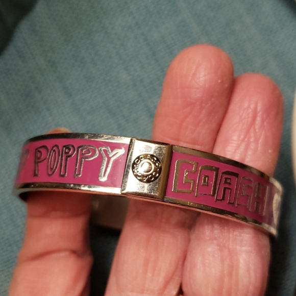 New Coach Limited Ed. Sig. Poppy Bangle Bracelet - Picture 8 of 8